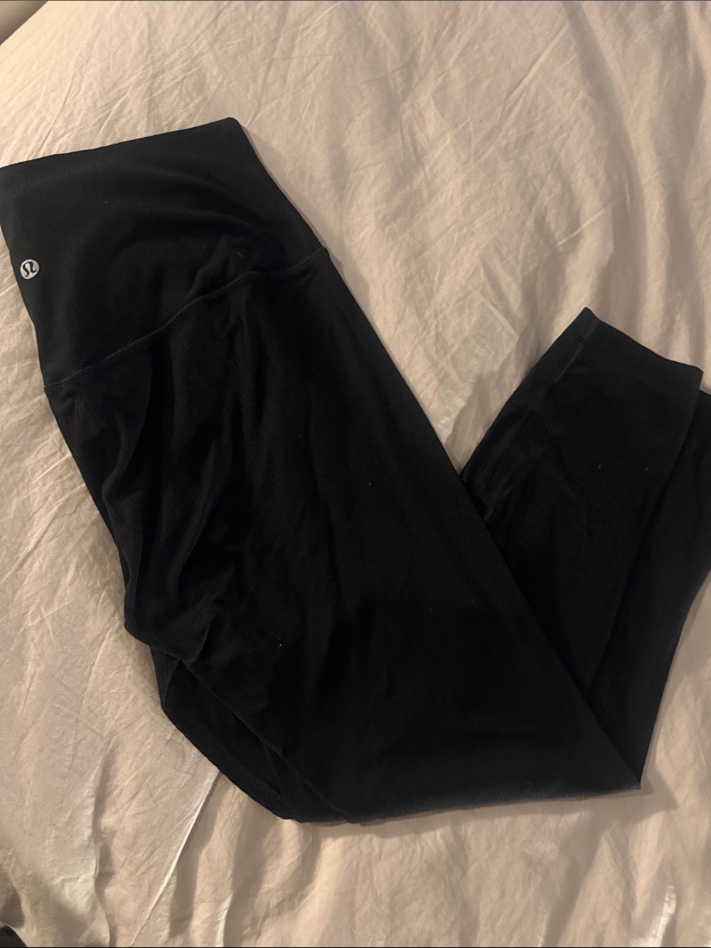 lululemon Align 25" Ribbed Black High-Waist Leggings